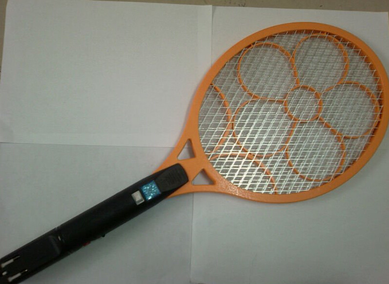 Expanded mesh for mosquito racket