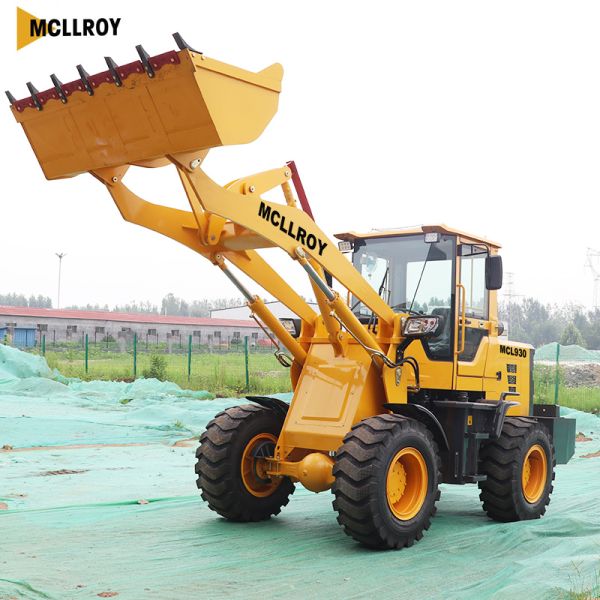 Multifunction Mini 1.5 Ton Wheel Loader 3200mm Dumping Height