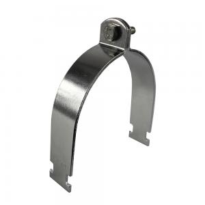 China Full Range Burr-free 3/4 25mm 27mm Electrical Carbon Steel Metal Pipe Clamps on sale