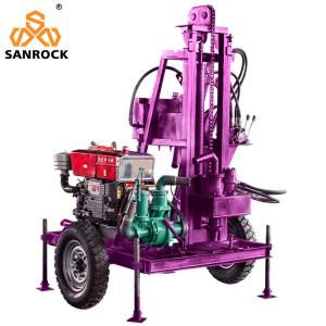  Trailer Mounted Hydraulic Water Drilling Rig Small Water Well Drilling Rig Machine Manufactures