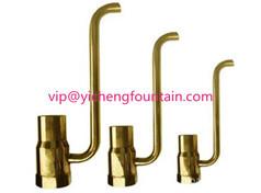  Brass Bubble Water Fountain Nozzles Gushing Of 1/2 Inches - 3 Inches With Air Relief To Make Bubble Manufactures