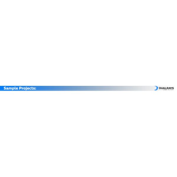 DUALRAYS HB6 1ft 50W IP65 140LPW Aluminium LED Linear Highbay for Warehouse Aisle with 30W 3 Hours Emergency Function