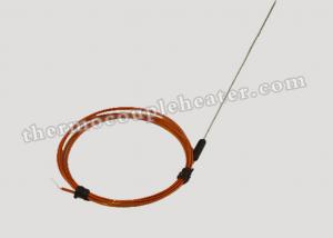 China Metric Type K J Hot Runner Molded Transition Thermocouple RTD With Kapton Cable on sale