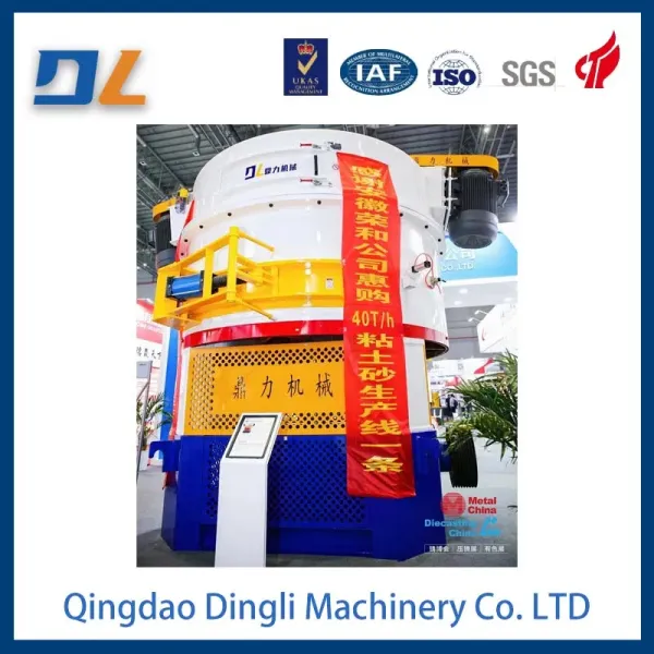 High-Efficiency Clay Sand Double-Rotor Mixer