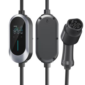 China Portable EV Car Charger Equipped with RGB LED Indicator and Plug and Play Simplicity for Easy Monitoring and Instant on sale