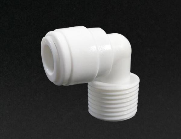 Quality RO water purifier elbow male thread push to connect fitting 4044 1/4tubex1/4male for sale