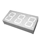 THT 3-dight LED 7 Segment Display With White Red Blue Color