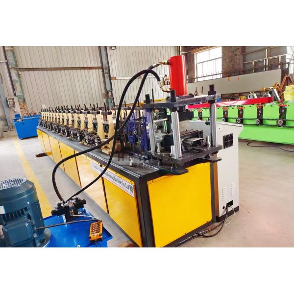 Durable Roll Shutter Door Machine With 16mm Wall Plate PLC Control System