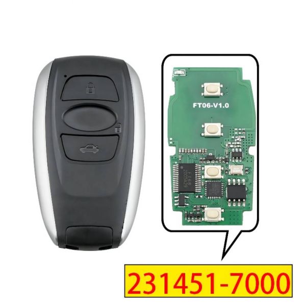 For Subaru 231451-7000 Denso FSK For Subaru Forester legacy Impreza XV BRZ Coach 433.92 MHz H/8A chip