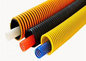 Flexible Colorful PVC Spiral Vacuum Hose , Suction Discharge Hose / Pipe / Tubing
