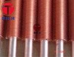 Longitudinal Heat Exchanger Coil Aluminium Copper Fin Tube Extruded Embedded