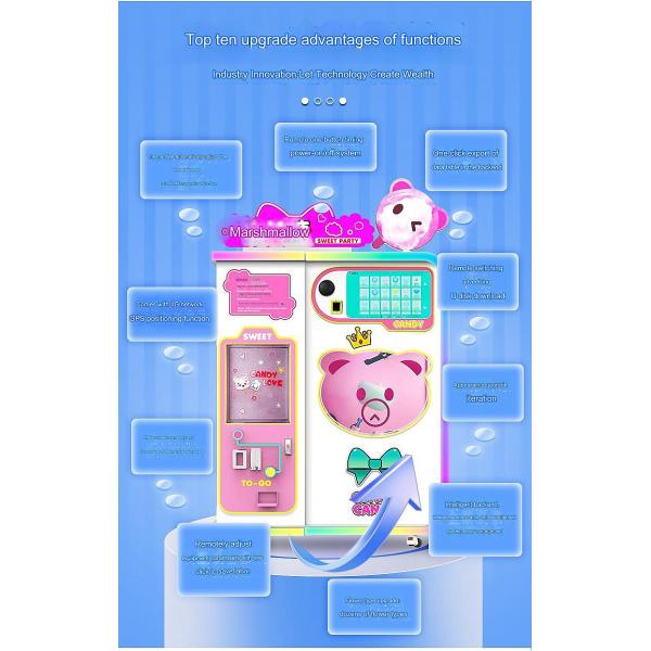 Professional Automatic Temperature Adjustment Cotton Candy Machine for Snack Food