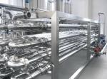 High Efficiency UHT Milk Processing Machine , Coiled Tube Juice Pasteurizer