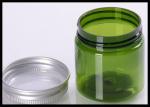 Green Empty Face Cream Jars 50G Capacity , Plastic Cosmetic Containers With Lids