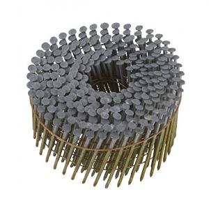  Full Round Head Hot Dipped Coil Nails , Smooth Shank Coil Siding Nails 2 - Inch x 0.092 - Inch Manufactures