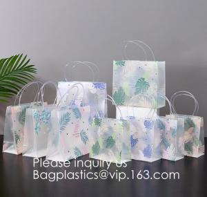  Loop Handles, Shopping Bags With Gusset Cardboard Bottom, Frosted Merchandise Retail Bags, Gifts, Boutiques Manufactures