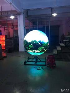  Customized 360 Degree LED Display Soft Curved Ball Sphere LED Video Display Screen Manufactures