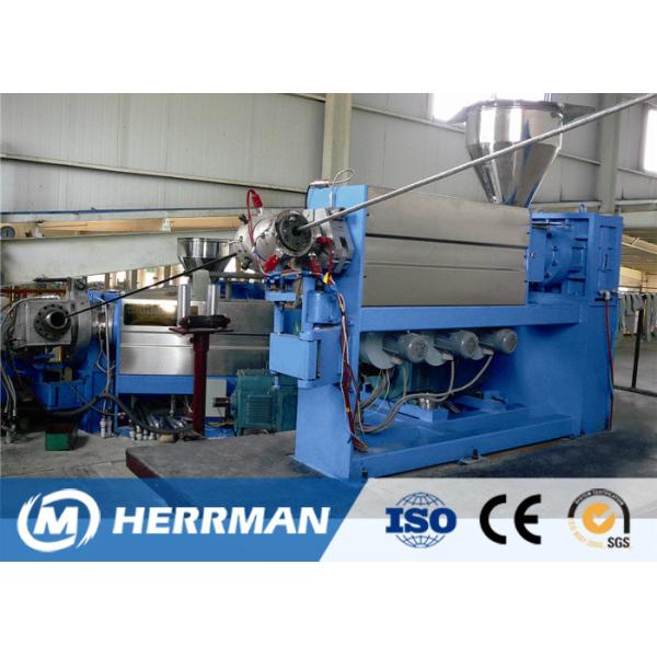 Rubber CV Line Cable Extruder Machine , Natural Rubber Extruder Machine