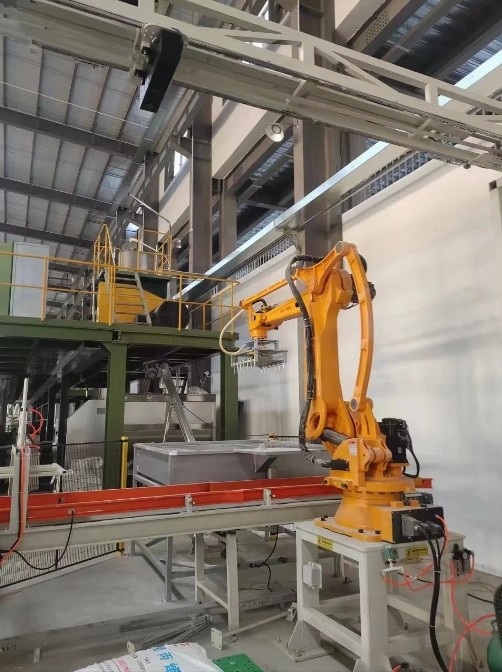  10-15Times/Min Robotic Arm Palletizer Servo Driven Automated Palletizer Manufactures