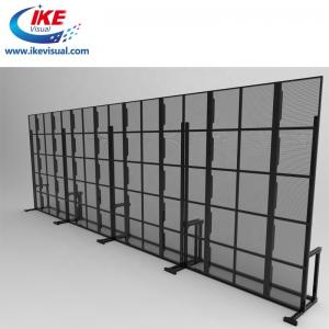  P5 Glass Curtain Transparent LED Screens Indoor LED Splicing Screen For Restaurant Manufactures