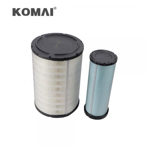 Quality Kobelco Komatsu Air Filter / Excavator Air Filter 600-185-5100 6I2503 6I2504 for sale