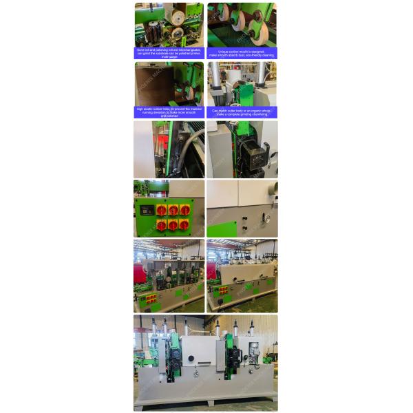 PS8130 Fully Automatic Four-Sided Chamfering Sander for Square Strip Corner Polishing