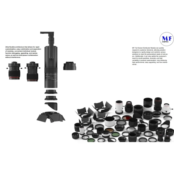 Versatile Precision Shaping Gobo Projector LED Contour Spotlight Track Light for Museum Art Gallery Commercial Lighting