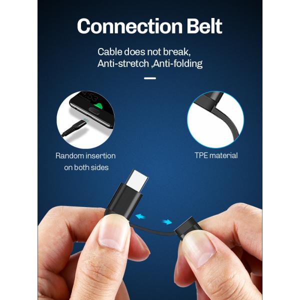 PD 18W Multifunctional USB Cable 3Amp USB C Cable