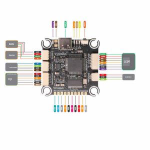 FPV Flight Controller Stack F405 80A with STM32F405 MCU and ICM 42688-P Gyro for