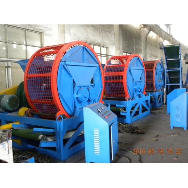 Factory Direct Supply High Efficiency Compact Structure Tyre Shredder Machine with 50 x 50 mm Output