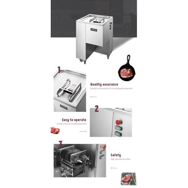 Kitchen Meat Cutter Machine Automatic Fresh Meat Slicer Machine