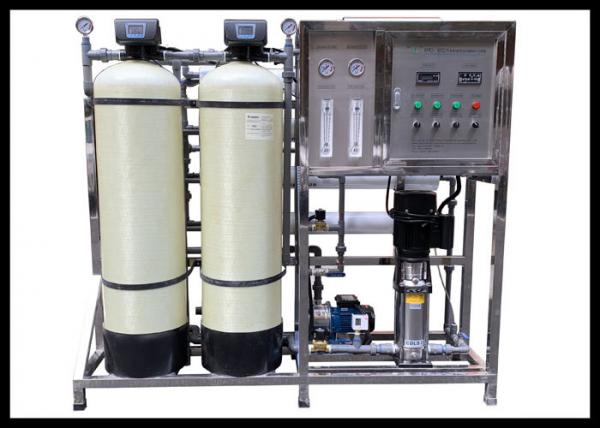 Quality Fiber Glass Pre - Treatment Filter Reverse Osmosis Water Purification Machine 1T/H With Automatic Control for sale