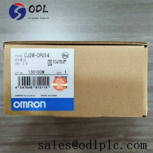  PLC CPU CJ2M-CPU14 Omron 30K Steps Program 32K Words Data Memory Easy Integration Manufactures