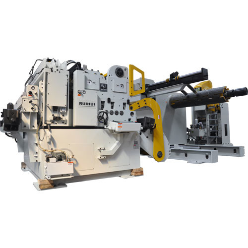 Hardware Processing Nc Servo Coil Feeder Straightener / Stamping Automation