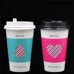 Biodegradable Compostable Cold Paper Cups PE Coated With Single Wall