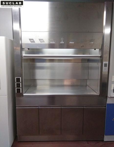 Quality Clean Room Stainless Steel Fume Hood L1500*W800*H2350mm Size Floor Mounted for sale