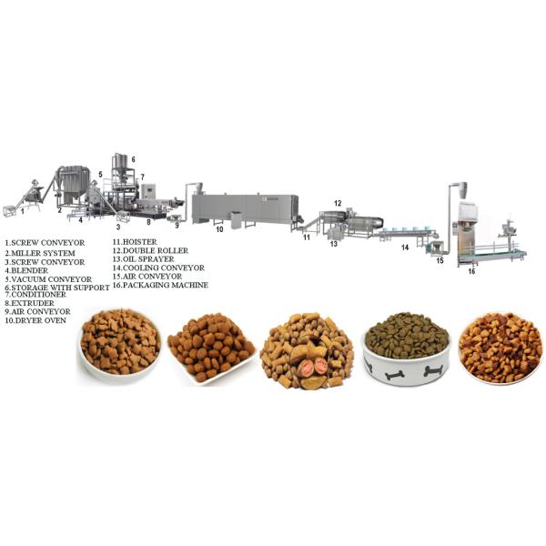 Fully Automatic Fish Shrimp Feed Processing Line 200-250kg/h