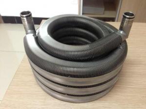 China Laser Welded Finned Tube Coil For Oil Cooler / Solar System / Water Heating on sale