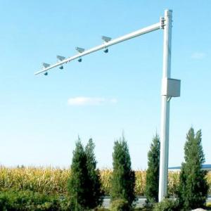  Q345 Traffic Security Camera Mast 8m Steel Street Lighting Poles Manufactures
