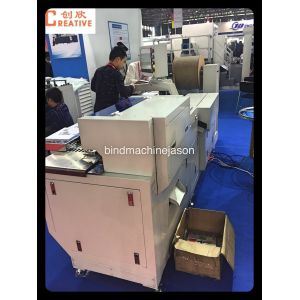 Double ring wire inserting machine PBW580 include hole punching function