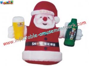 China Snowman, Santa Claus 420D PVC coated nylon Inflatable Christmas yard Decorations on sale