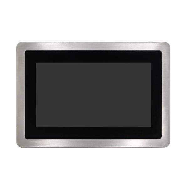 7" LCD Screen Stainless Steel Panel PC Manufacturer EETI Waterproof Optical Bonding