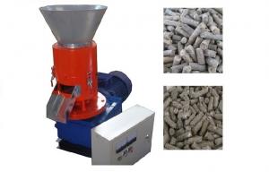  High Capacity Sawdust Flat Die Pellet Machine For Home / Small Process Plant Manufactures
