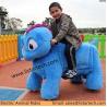 Plush Steel PU Material Walking Animal Rides, Ride On Toy Style Moving Animal Toy for sale