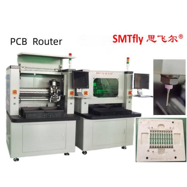 0.3mm Thick 80mm/S PCB Depaneling Router Machine for Final Cutting