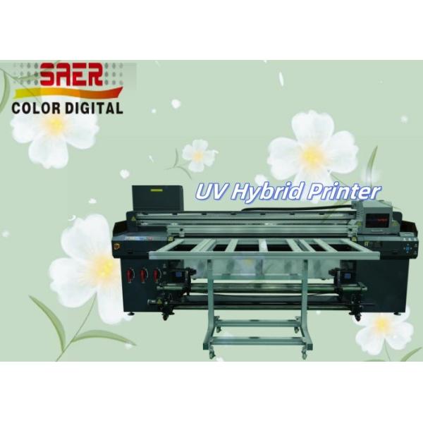 Quality Flatbed And Roll To Roll UV Hybrid All In One Printer Multicolor UV Printing Machine for sale