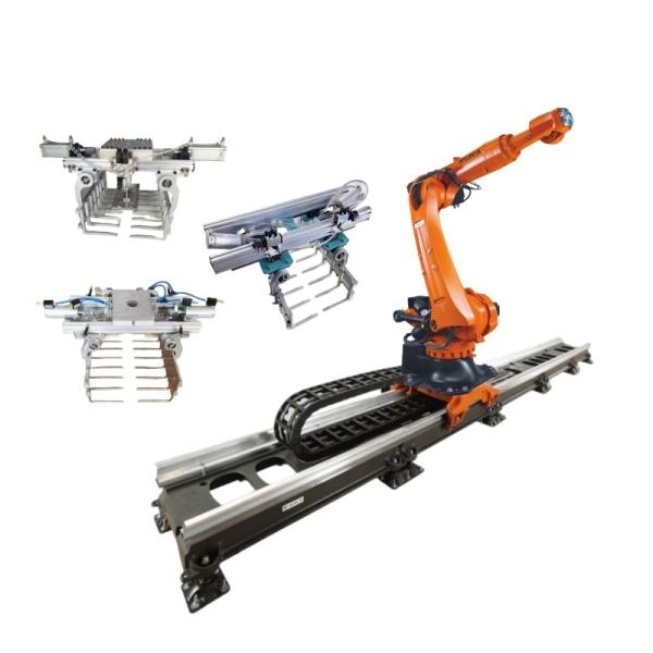 Quality KUKA Guide Rail KR 120 R3100-2 Reach 3100mm Payload 210kg Heavy Duty 6 Axis Industrial Palletizing Handling Robot Arm for sale