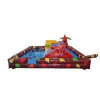 China Double Inflatable Slide Bouncer Funcity Children Amusement Park for sale