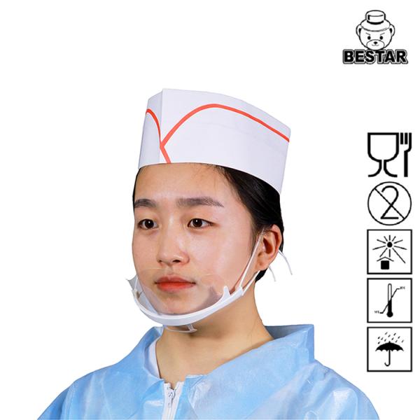 EU2016 White Catering Master Paper Chef Hat Cap For Restaurant