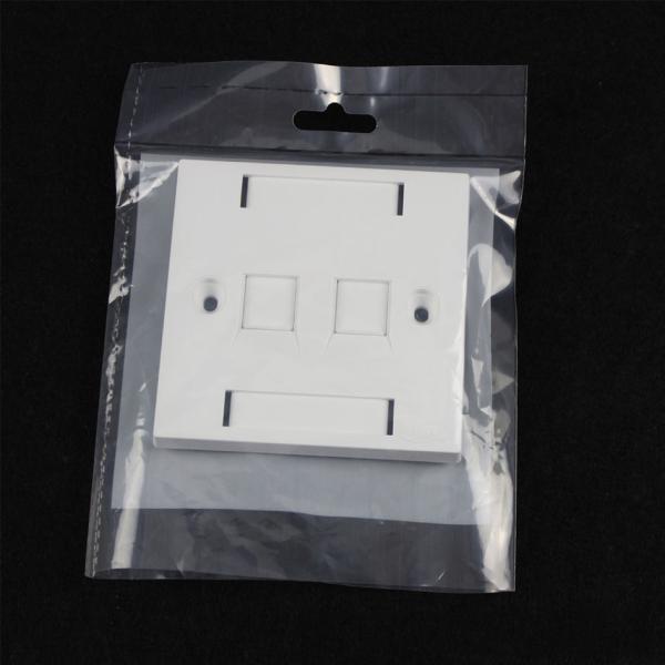 2 Port Telephone / Workstation Ethernet Faceplate